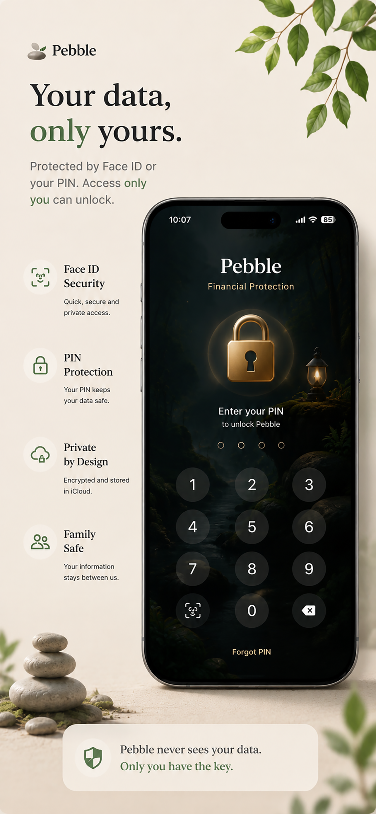 Kişisel Koruma (PIN & Face ID)